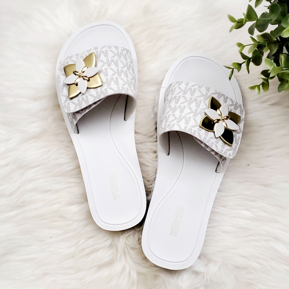 Michael Kors Summer Slide Sandals - Picture 3 of 9